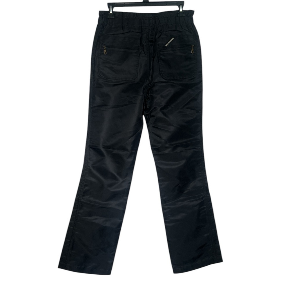 Harley-Davidson Black Cargo Pants with Durable Fabric Sz 4